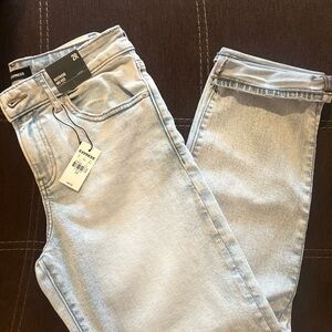 Express Gray Boyfriend Jeans Casual Style